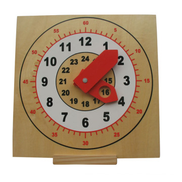 Wooden Toy Educational Clock Puzzle